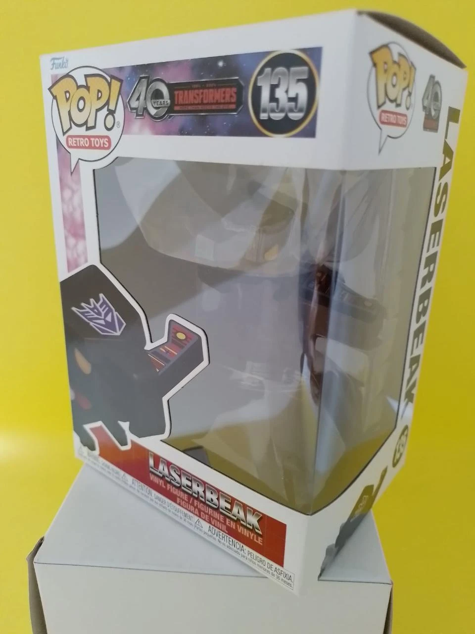 Funko Pop! Retro Toys - Transformers 40 Years - Laserbeak #135 - NOVO – photo 2